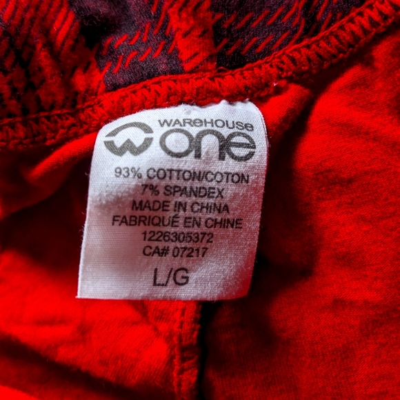 Flannel pants leggings - Picture 2 of 2